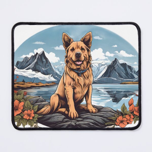 Item preview, dog in norwegian lofoten designed and sold by Karaz's Animal Kingdom.