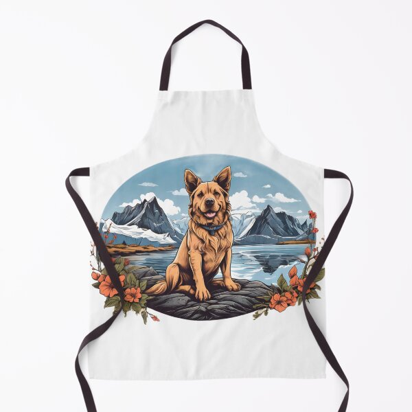 Item preview, dog in norwegian lofoten designed and sold by Karaz's Animal Kingdom.
