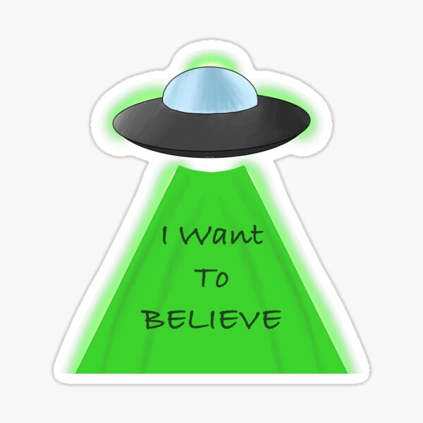 Item preview, I want to believe alien designed and sold by M1ntT0B3.