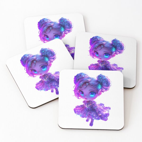Item preview, Cyber Luminelle Doll – Neon Holographic designed and sold by lylange.