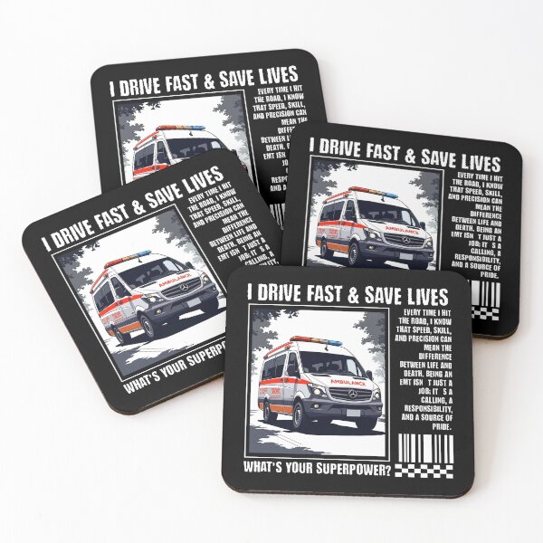 Item preview, EMT Ambulance Driver - I Drive Fast & Save Lives Paramedic designed and sold by BDLuck2021.