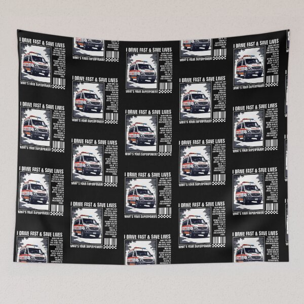 Item preview, EMT Ambulance Driver - I Drive Fast & Save Lives Paramedic designed and sold by BDLuck2021.