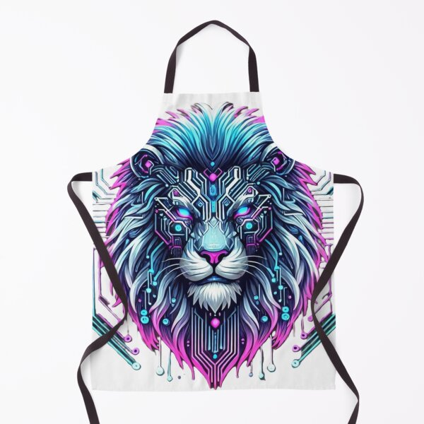Item preview, Neon Cyber Lion designed and sold by Katze49.