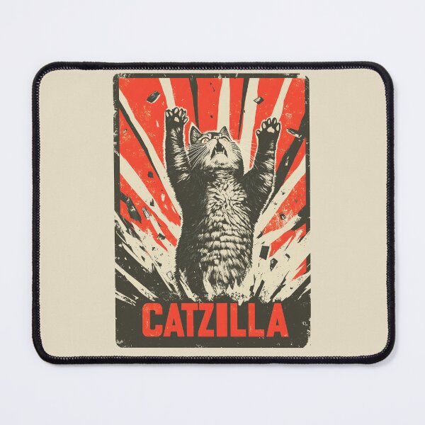 Item preview, Catzilla Monster Cat designed and sold by mustbewhy.
