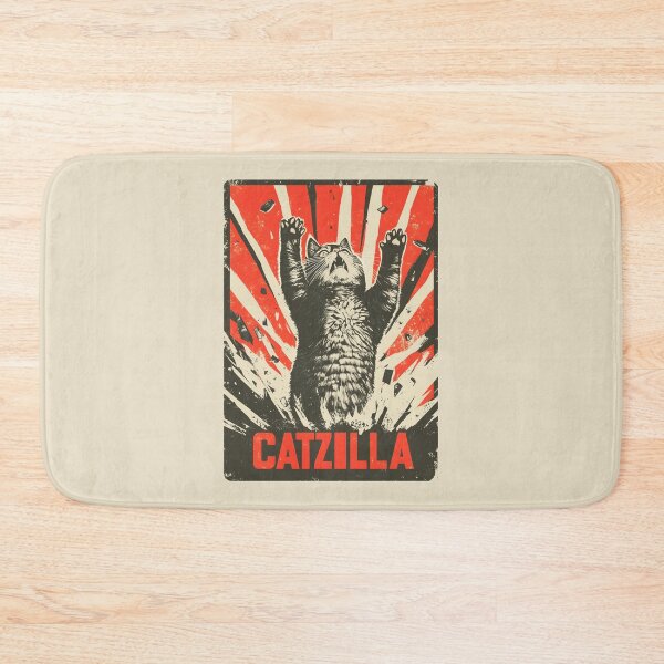 Item preview, Catzilla Monster Cat designed and sold by mustbewhy.