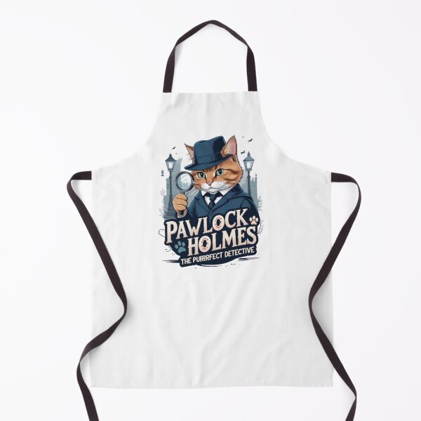 Item preview, Pawlock Holmes – The Purrfect Detective | Funny Cat Lover Design designed and sold by bannzy.