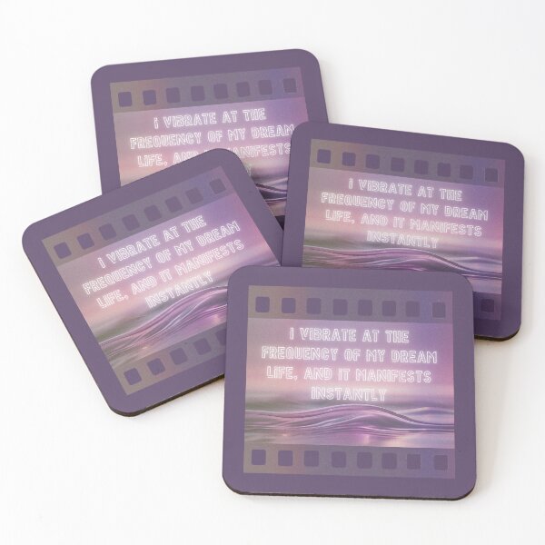 Item preview, I Vibrate at the Frequency of My Dream Life – Manifestation Quote designed and sold by LUV963.