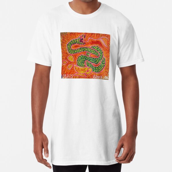 Item preview, Crazy Snake Acrylic Painting designed and sold by RubeneLido.