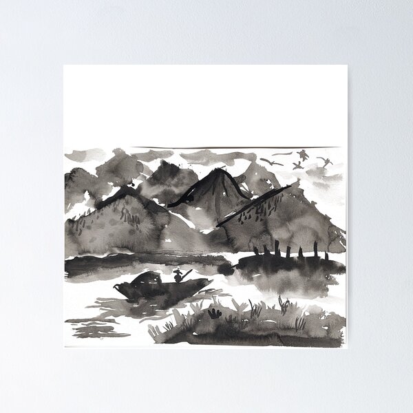 Item preview, Ink Mountains designed and sold by PURPLE_creations.