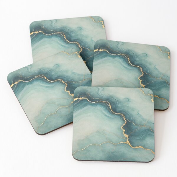 Item preview, Mystic Jade Tide Marble  designed and sold by Stageless Designs.