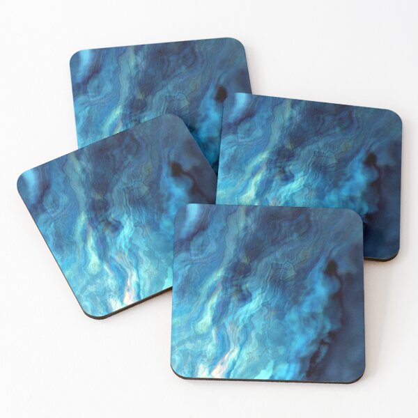 Item preview, Flowing Streams Of Blue, Aqua And Cream Abstract designed and sold by DEC02.