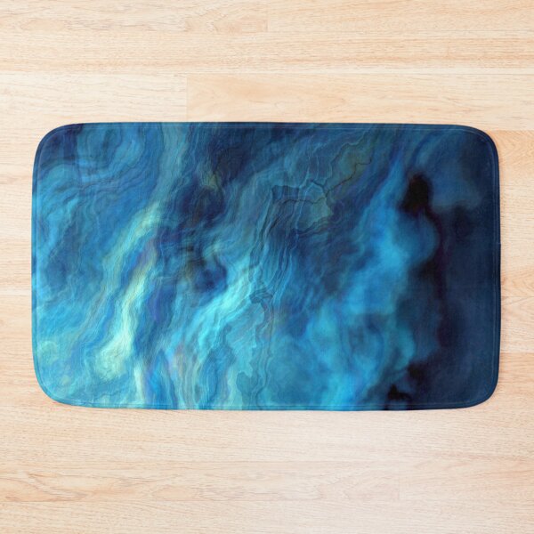 Item preview, Flowing Streams Of Blue, Aqua And Cream Abstract designed and sold by DEC02.