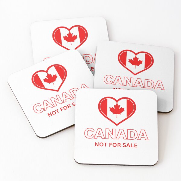 Item preview, Canada Not For Sale Heart Flag designed and sold by CanadianLass.