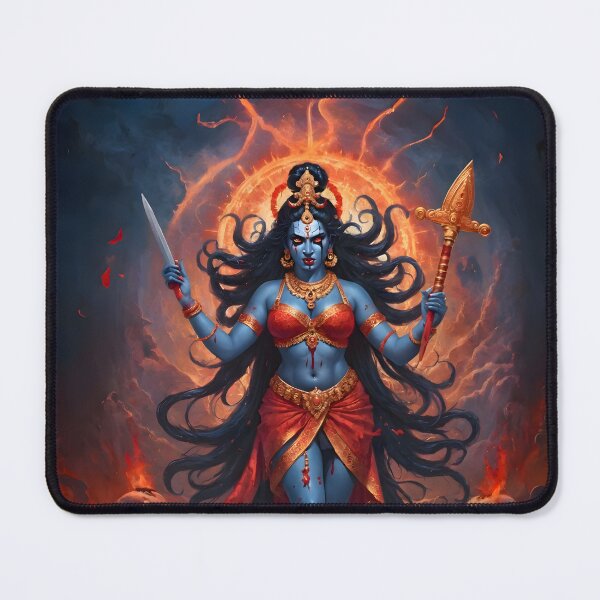 Item preview, Hindu Goddess Kali Fierce Mythological Art designed and sold by PrometheusStyle.