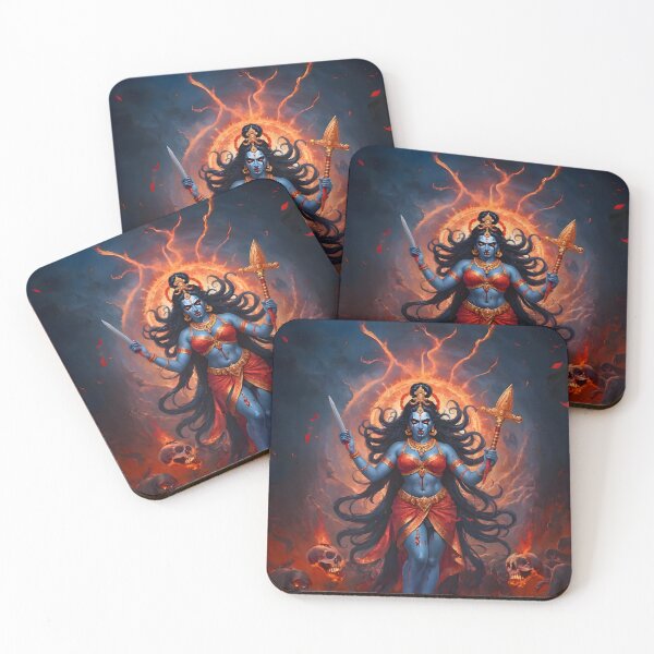 Item preview, Hindu Goddess Kali Fierce Mythological Art designed and sold by PrometheusStyle.