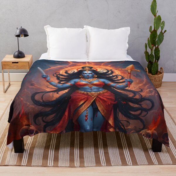 Item preview, Hindu Goddess Kali Fierce Mythological Art designed and sold by PrometheusStyle.