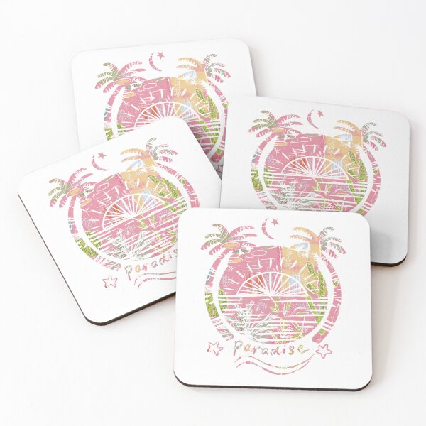 Item preview, Paradise vacation tropical palm trees sunset designed and sold by Joanne-Amanda.