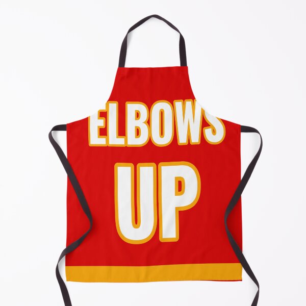 Item preview, Elbows Up Red and Yellow Hockey Colours designed and sold by BackgroundPixel.