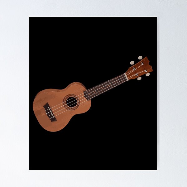 Item preview, Uke Music Guitar Player Life Size Ukelele Image designed and sold by KNUXX Shop.