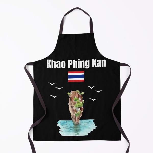 Item preview, Khao Phing Kan Island Thailand island souvenir Phuket Thai flag designed and sold by Artstastic.