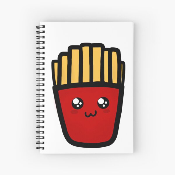 Aperçu de l'œuvre Frites joyeuses kawaii créée et vendue par Akcikas.