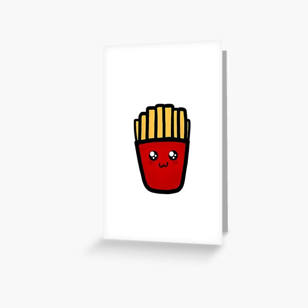 Item preview, KAWAII HAPPY FRIES designed and sold by Akcikas.