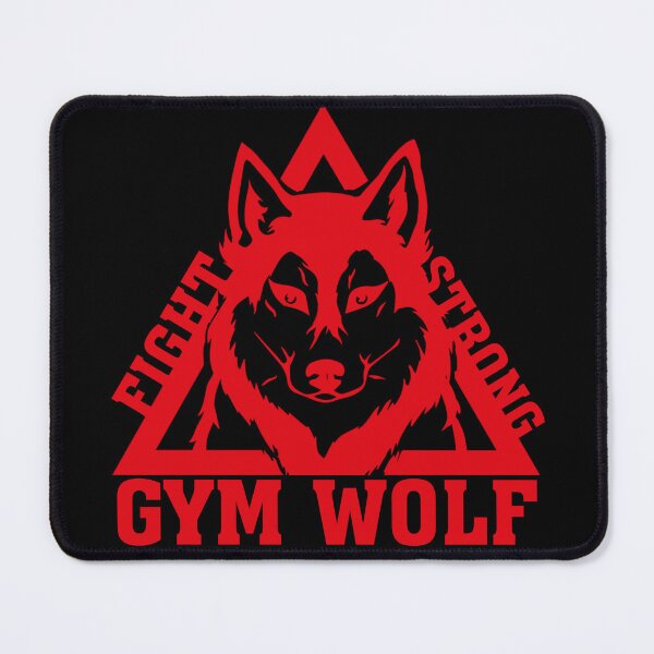 Item preview, Gym Wolf - fight - strong designed and sold by Mahmoud Salah.