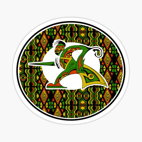 Aperçu de l'œuvre Légendes résilientes : héros guerriers afro abstraits créée et vendue par dredesignshop1.