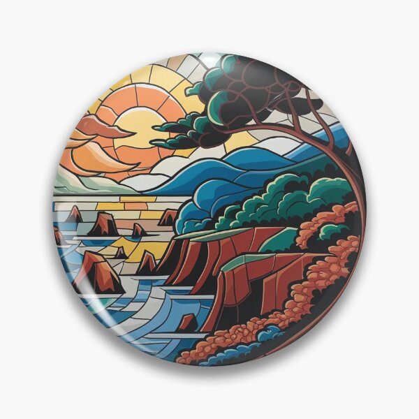 Item preview, abstract coastal landscape  designed and sold by artscreat.