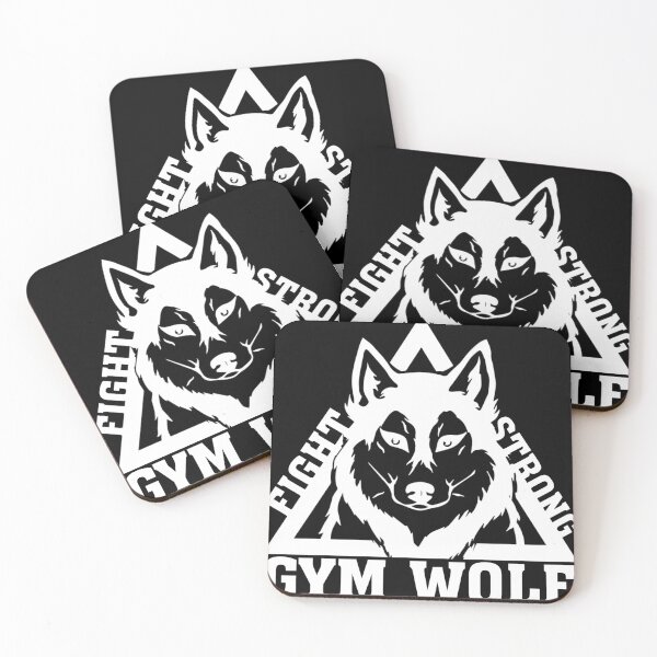 Item preview, Gym Wolf - fight - strong designed and sold by Mahmoud Salah.