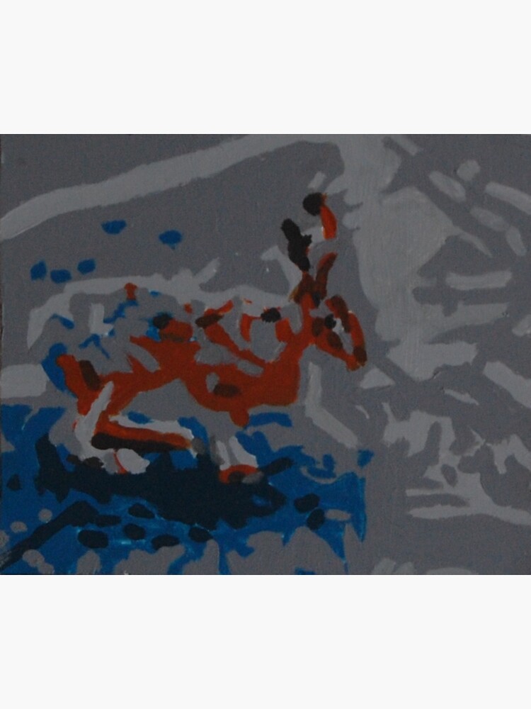 Thumbnail 3 of 3, Sticker, A Hare Taking a Walk designed and sold by artistDanJ.