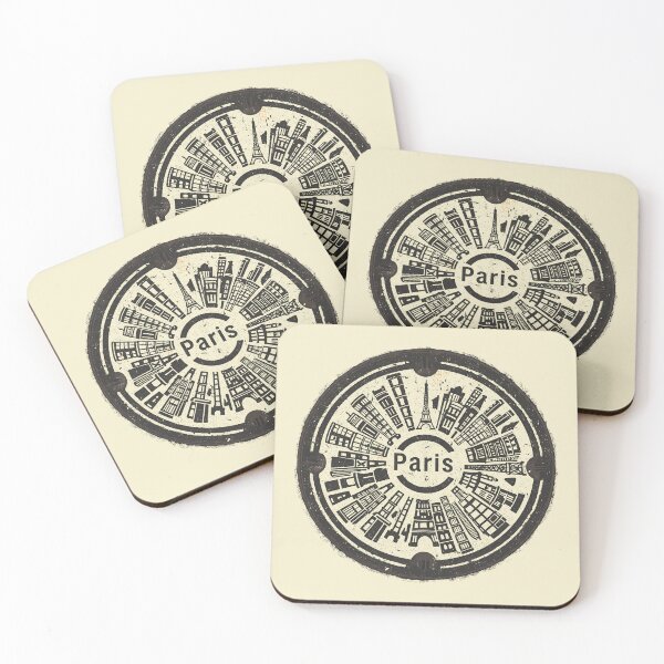 Item preview, Paris - Round manhole cover designed and sold by GraffitiLab.