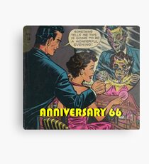Retro comics Metal Print