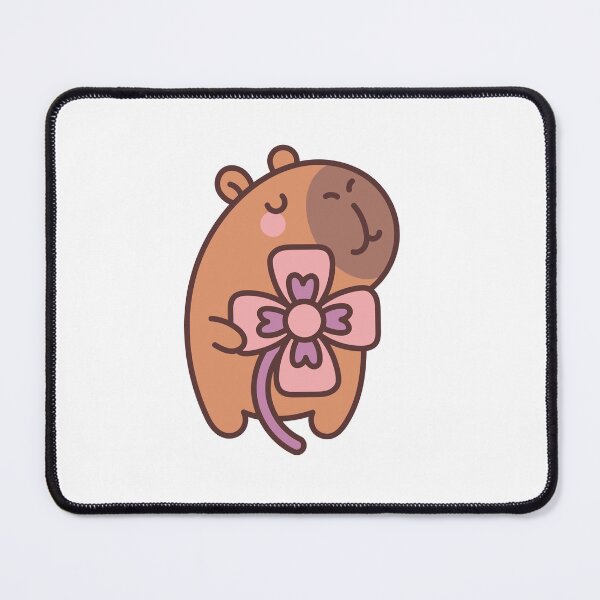 Item preview, Clover Capybara: Kawaii Capybara Design with Four-Leaf Clover for a Touch of Luck designed and sold by Polarisofficial.