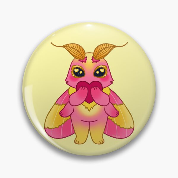 Item preview, Rosy Maple Moth Chibi designed and sold by ezra-cas.