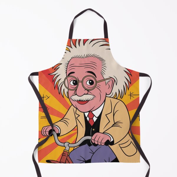 Item preview, albert einstein on bike designed and sold by martin max.