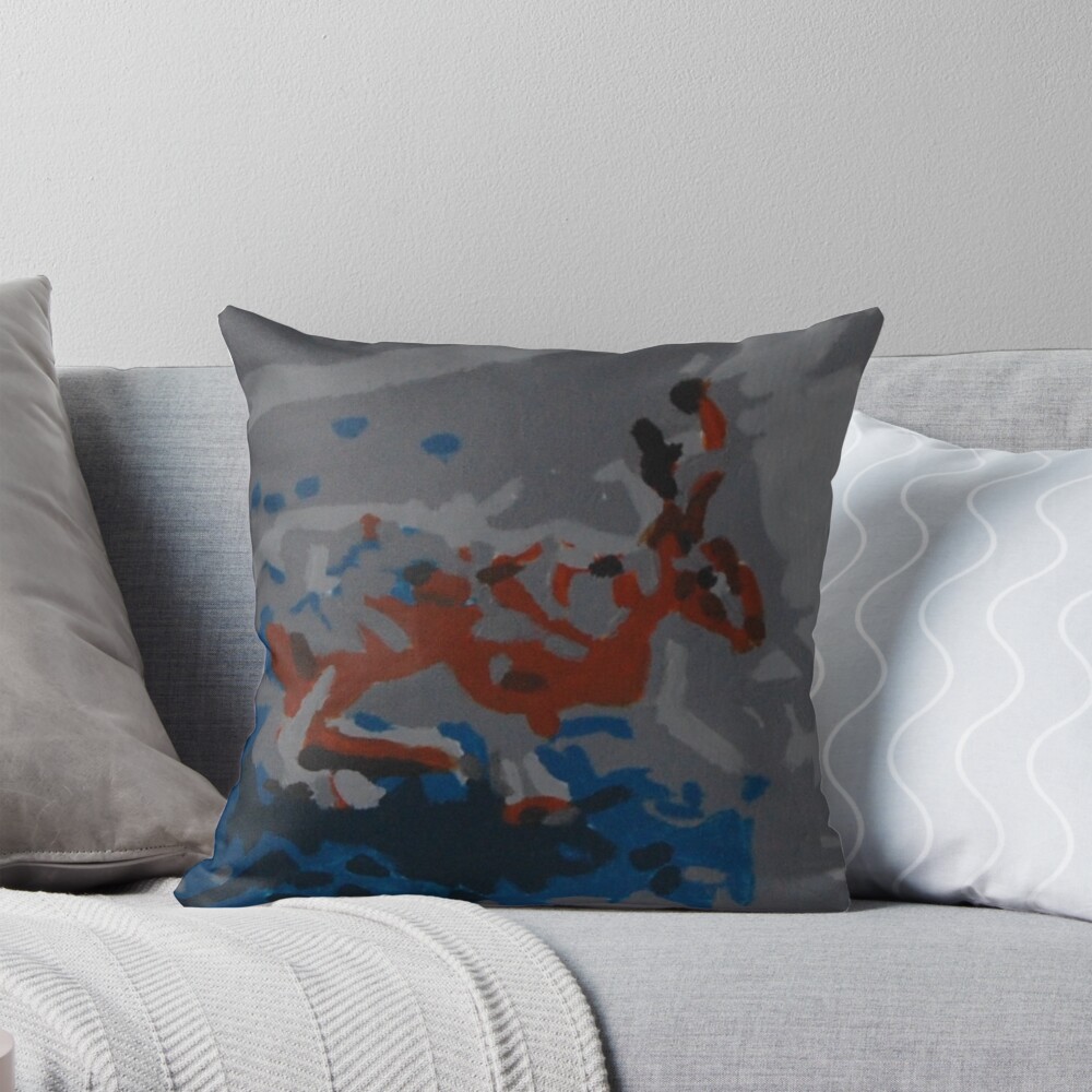 Item preview, Throw Pillow designed and sold by artistDanJ.