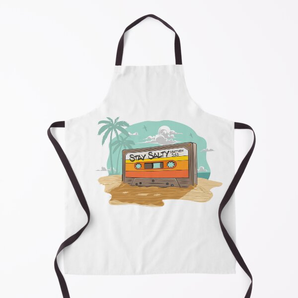Item preview, Cassette Tape Retro 80’s on the Stay Salty Matthew 5:13 Christian Inspirational  designed and sold by SaltCreatives.
