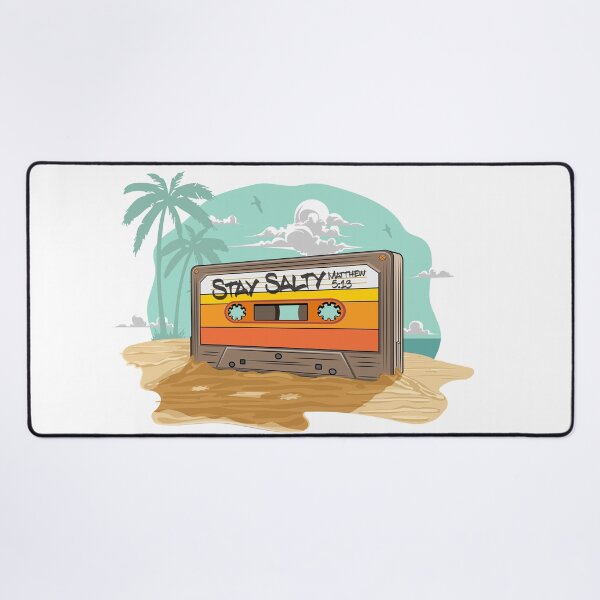 Item preview, Cassette Tape Retro 80’s on the Stay Salty Matthew 5:13 Christian Inspirational designed and sold by SaltCreatives.