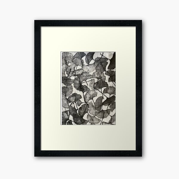 Item preview, Black GINKGO Biloba designed and sold by BorgesFinearts.