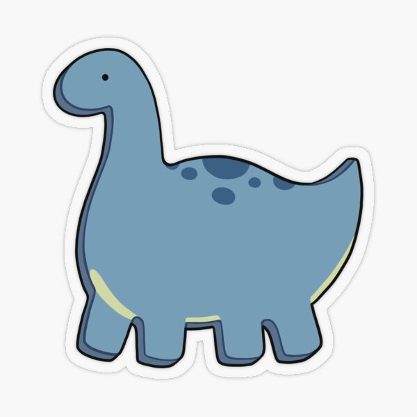 Artikel-Vorschau von Dino Marshmallow Brontosaurus, designt und verkauft von DinoDoggie.