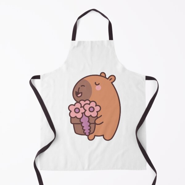 Item preview, Capybara Flower Pot: Kawaii Capybara Design with Flower Pot for a Touch of Joy designed and sold by Polarisofficial.