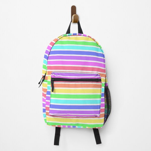 Item preview, Rainbow and White Stripes (Horizontal) designed and sold by BeJolley.