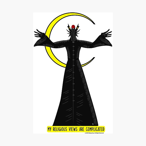 Item preview, My Religious Views Are Complicated designed and sold by nilbogcorp.