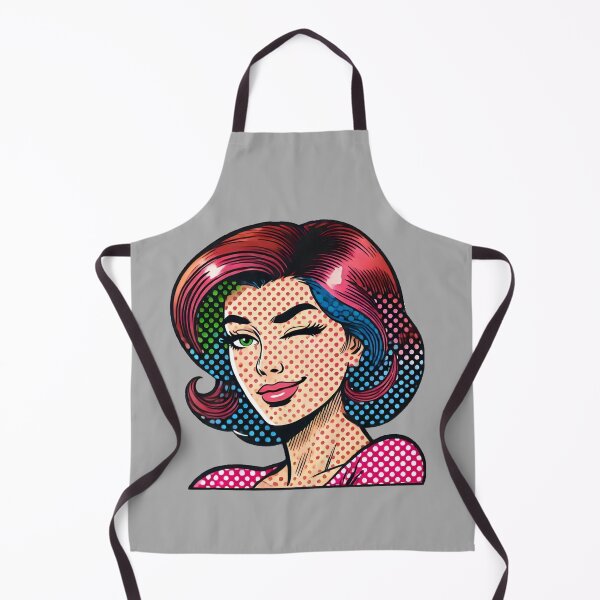 Item preview, Lichtenstein-Inspired Pop Art Print designed and sold by PinUpPizzazz.