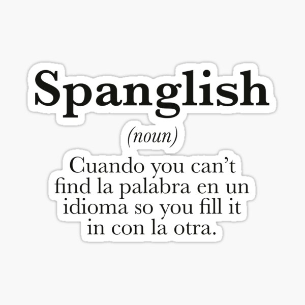 Aperçu de l'œuvre spanglish créée et vendue par Ana Duque.