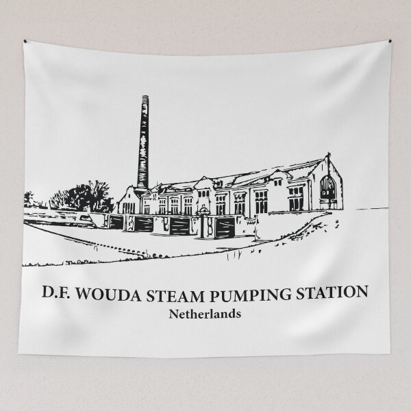 Item preview, D.F. Wouda Steam Pumping Station - Netherlands designed and sold by Lakeric Cityscapes.
