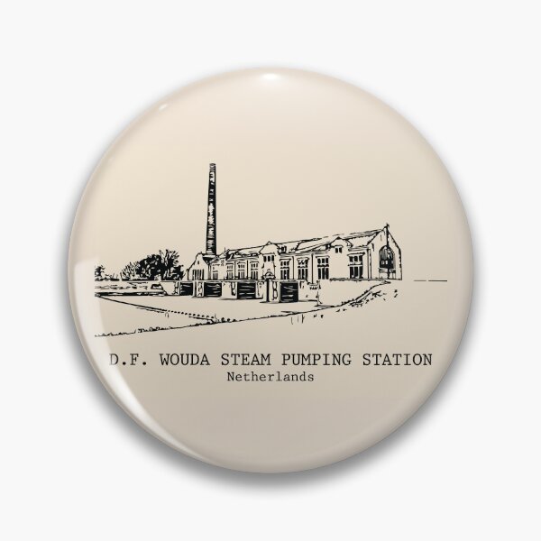 Item preview, D.F. Wouda Steam Pumping Station - Netherlands designed and sold by Lakeric Cityscapes.