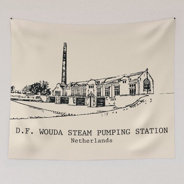 Item preview, D.F. Wouda Steam Pumping Station - Netherlands designed and sold by Lakeric Cityscapes.