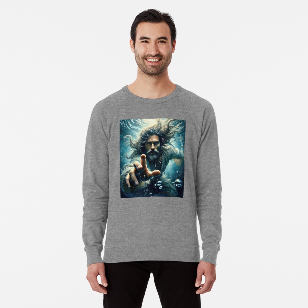 Item preview, Lightweight Sweatshirt designed and sold by phatpuppyart.